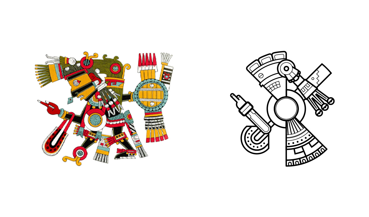 Aztec deity Tezcatlipoca as inspiration for high-concept luxury watch design by Bomberg
